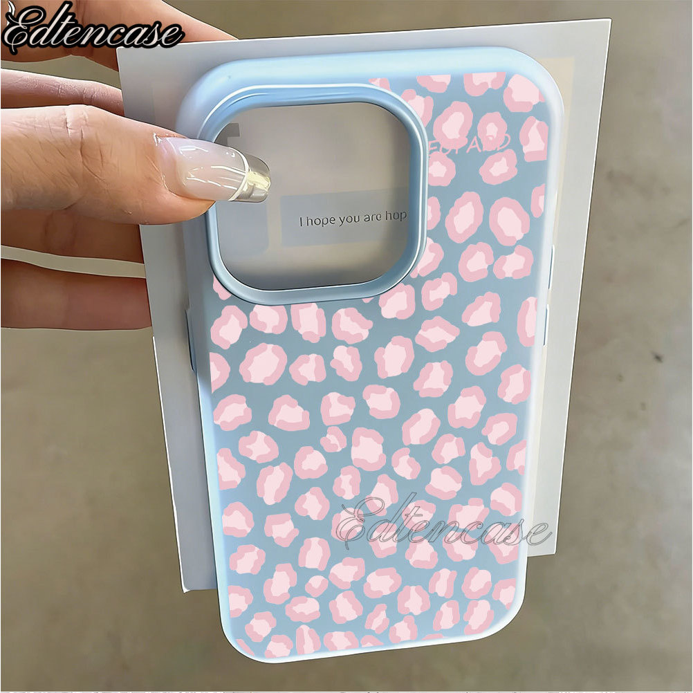 Para Samsung A17 A07 A06 A16 A55 A35 A54 A05S A05 A15 A14 A04S A03S Rosa Leopardo Impressão 2nd1 Geléia Caso De Telefone
