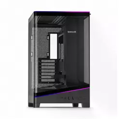 Gabinete Gamer Redragon View, Mid Tower, Preto, Sem Fonte, Sem Fans, CA-622B