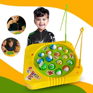 Jogo Infantil De Pescaria Pega Peixe 15 Peixes Coloridos Brinquedo Educativo Para Crianças