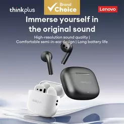 Fones De Ouvido Lenovo LP30 Pro Banhados A Driver Dinâmico Hi Fi Bluetooth 5 4 Estáveis De Baixa Latência HD Chamada Com