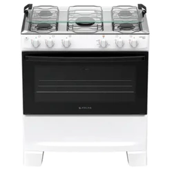 Fogão Mônaco Plus 5 Bocas Automático Mesa de Inox Forno Atlas