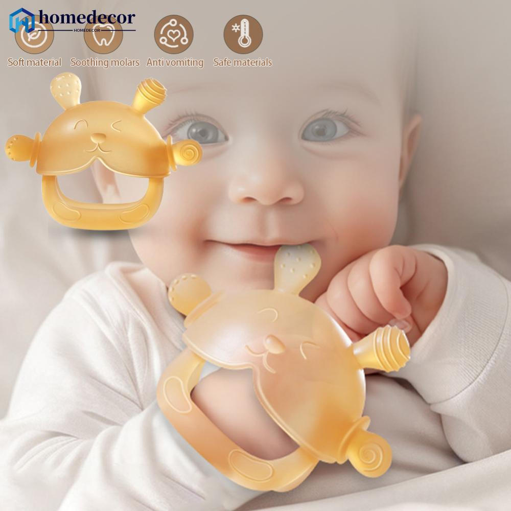 Homedecoração Silicone Mordedor Criança Mastigar Brinquedos Sensoriais Anti Gota Pulso Mão Bebê Dentição Mitten Grau Ali