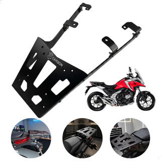 Bagageiro Suporte De Baú Bauleto Honda NC700X NC750X 2013 A 2026 Em Aço Carbono Reforçado Com Kit Fixação