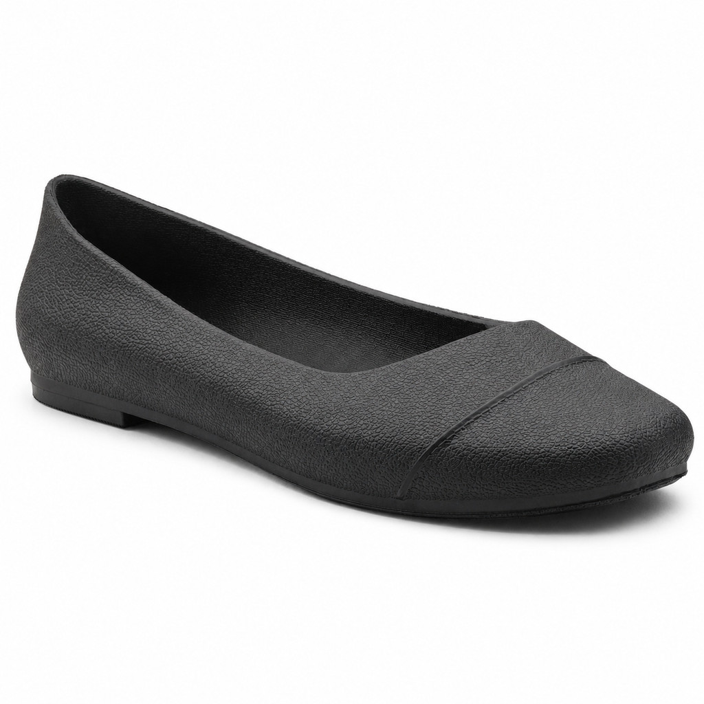 Scarpin Feminino Confortável Bico Redondo Casual Antiderrapante Leve para Trabalho e Dia a Dia