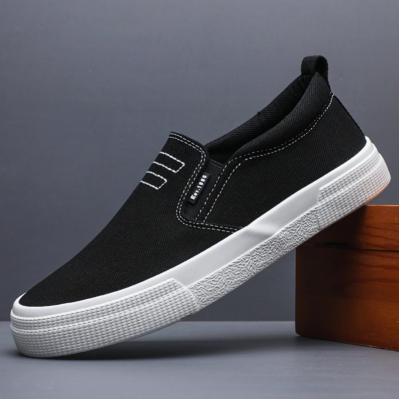 Sapatos de lona masculinos 2026 novos sapatos masculinos primavera respirável sapatos casuais masculinos velhos pequim s