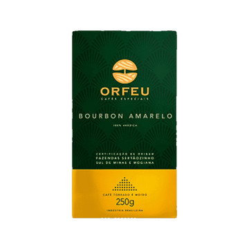Orfeu Café torrado e moído bourbon amarelo 250g