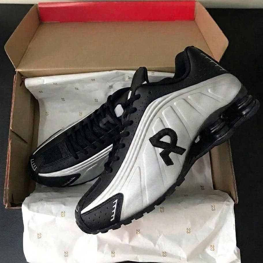 Tênis Masculino Esportivo Preto e Prata A-ir Cushion Academia Corrida Confortável lX eXCLUSIVO 26