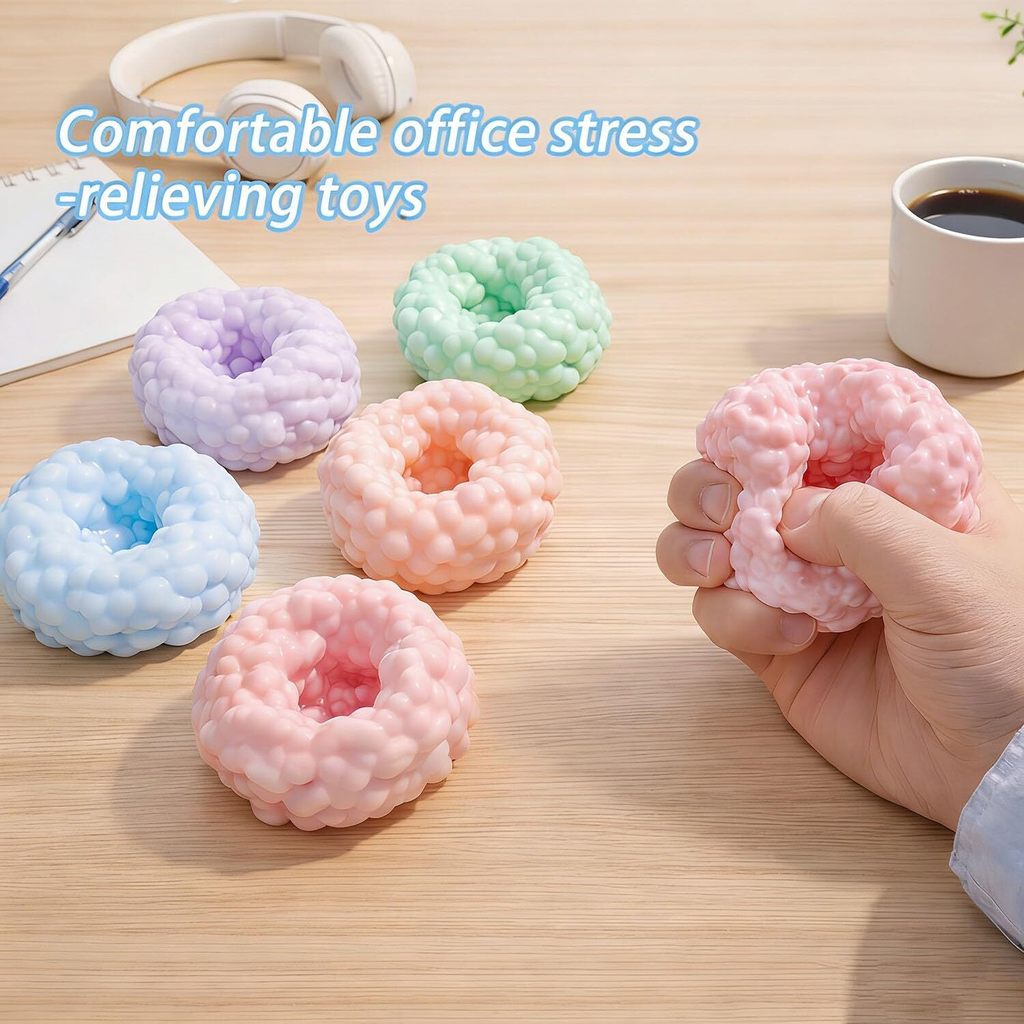 Brinquedos antiestresse para amassar, divertidos e feitos à mão, bola de ventilação, brinquedo de pele de gelo.