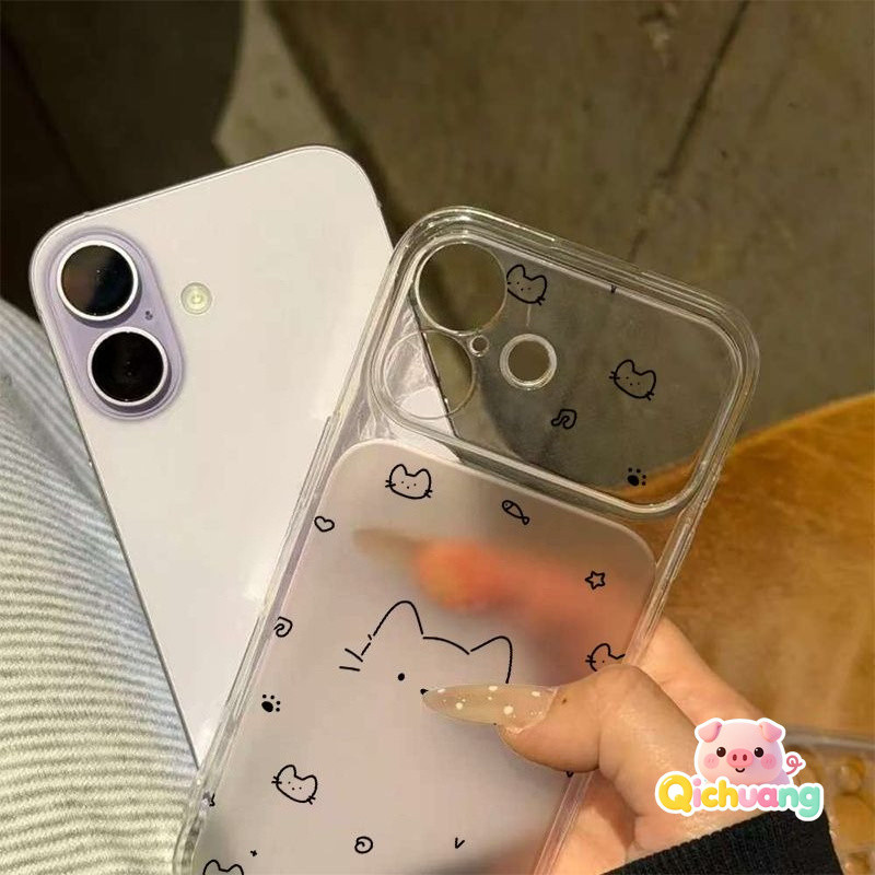 Linha Gato Semi Claro Caso De Telefone Para Samsung Galaxy A18 A17 M17E F17 A27 A26 A25 A24 A23 A22S M22 A21S A20S A16 A