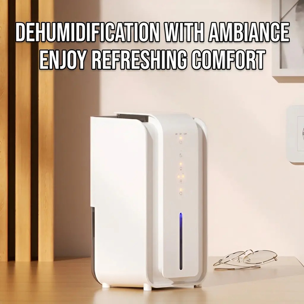 [Perfeito Para Quarto] Proteção Contra Umidade Desumidificador Portátil Compacto/Silencioso/Absorvente
