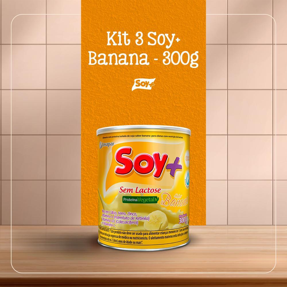 Kit 3 Soy+ Banana - 300g