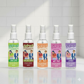 Bloqueador de Odores Sanitário Sufoco Vários Aromas - 60mL