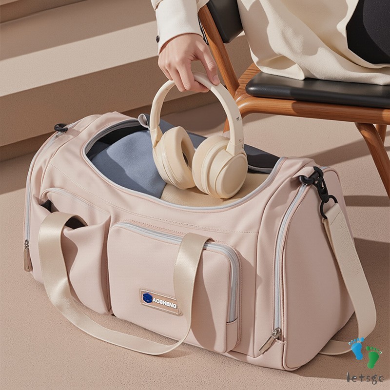 Bolsa De Embarque Leve De Viagem De Grande Capacidade – Bagagem De Mão Ao Ar Livre De Curta Distância Para Mulheres E Ho
