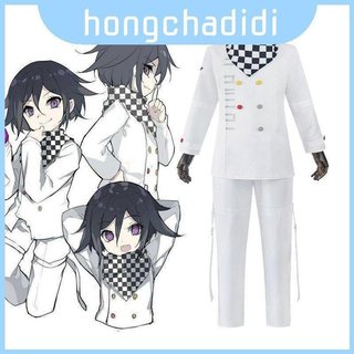 V3 Danganronpa Traje Autêntico de Cosplay de Ouma Kokichi Conjunto Completo Uniforme Escolar QQRV