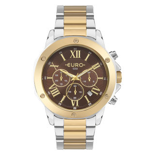 Relógio Euro Feminino Big Case Bicolor - EUJS25AN/4M