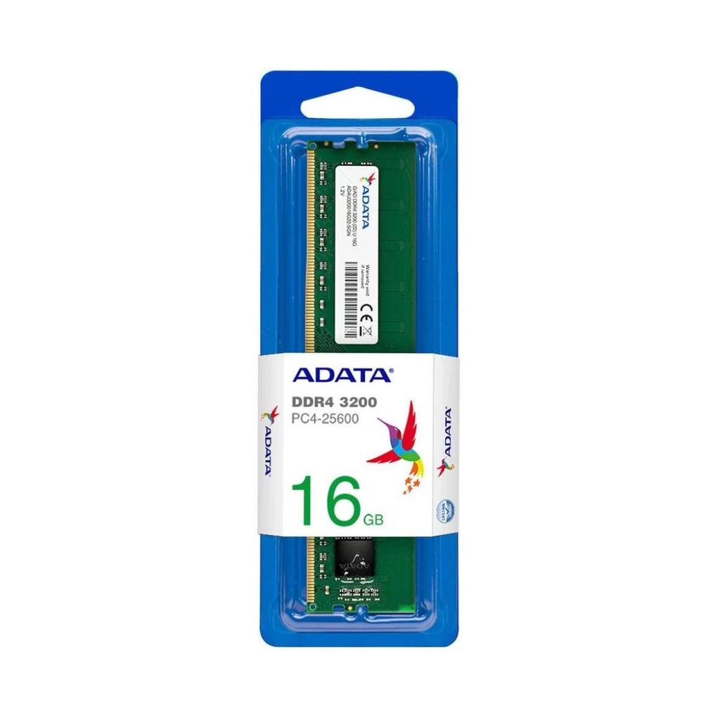 Memória Desktop Adata 16GB DDR4 3200Mhz CL22 - AD4U320016G22
