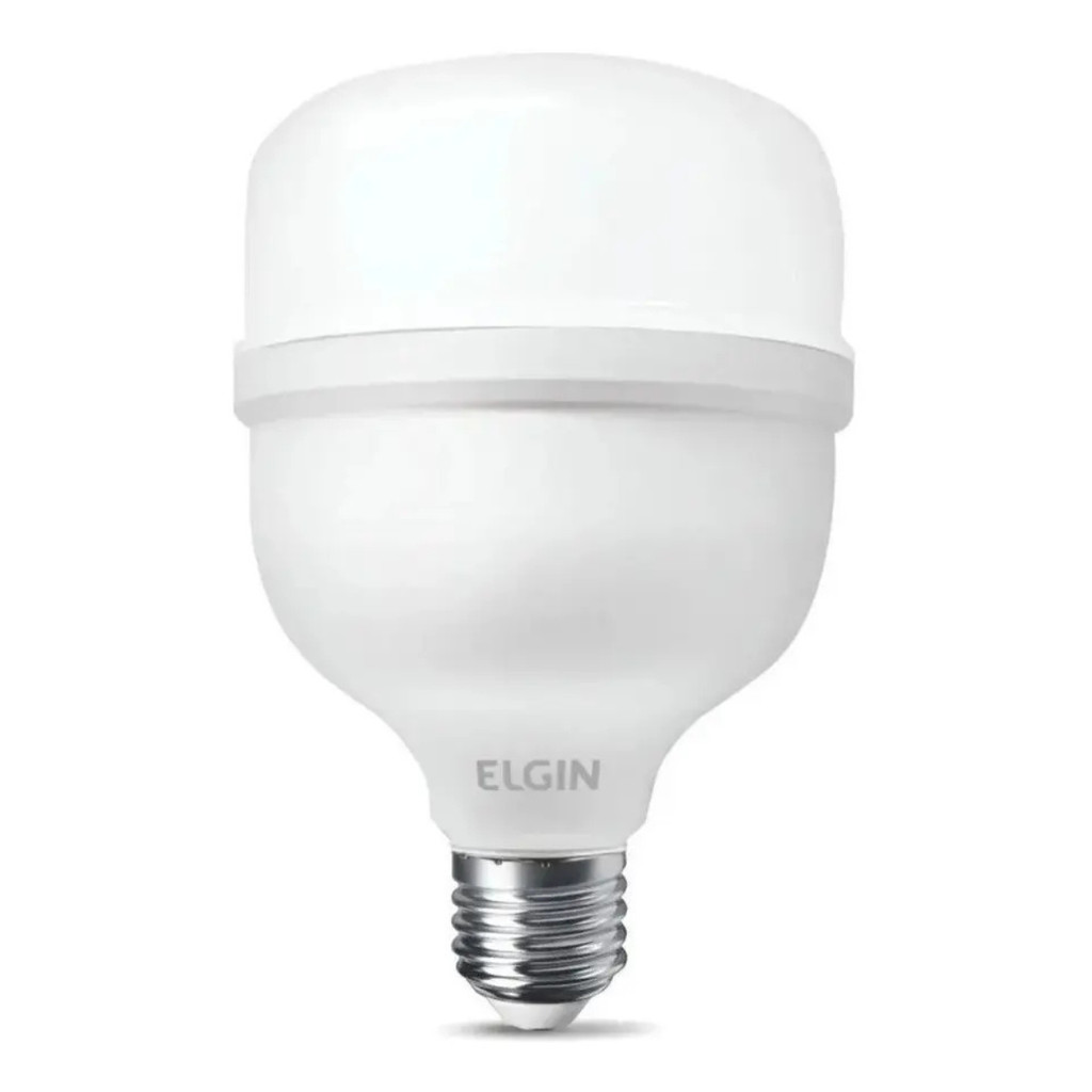 LÂMPADA LED ALTA POTÊNCIA 6500K SUPER BULBO 40W BRANCO FRIO ELGIN