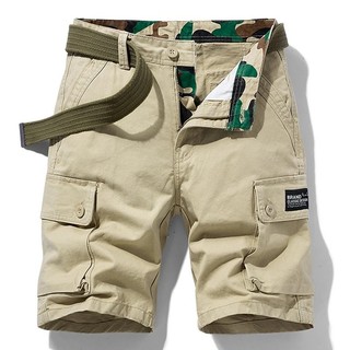 yyyNew Verão Masculino Algodão Carga Shorts Moda Masculina Breche Bermuda Praia Jogger Tático Casual Dropshipping