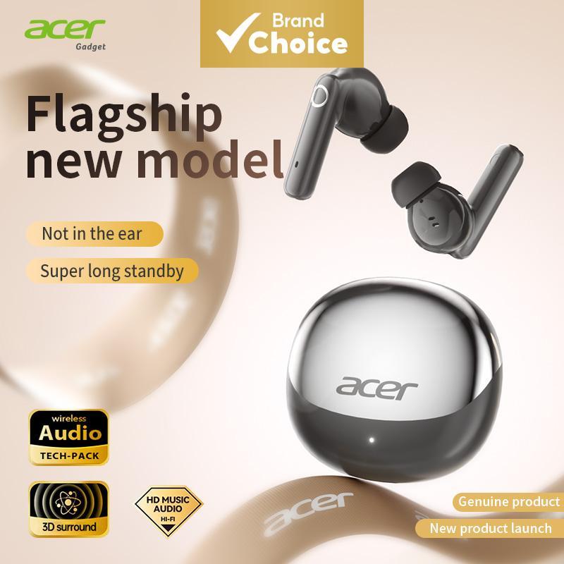 Acer OHR546 Fones De Ouvido Bluetooth 5.4 LHDC Alta Fidelidade Som 24bit/192kHz 3.79g Leve Semi-In-Ear 20H Bateria Sem F