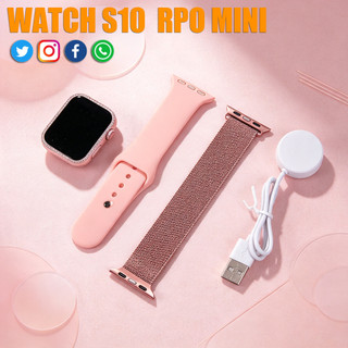 2026 Novo Smartwatch S10 Mini 38mm com Chamada Bluetooth, Calculadora, Impermeável e Compatível Android/iOS