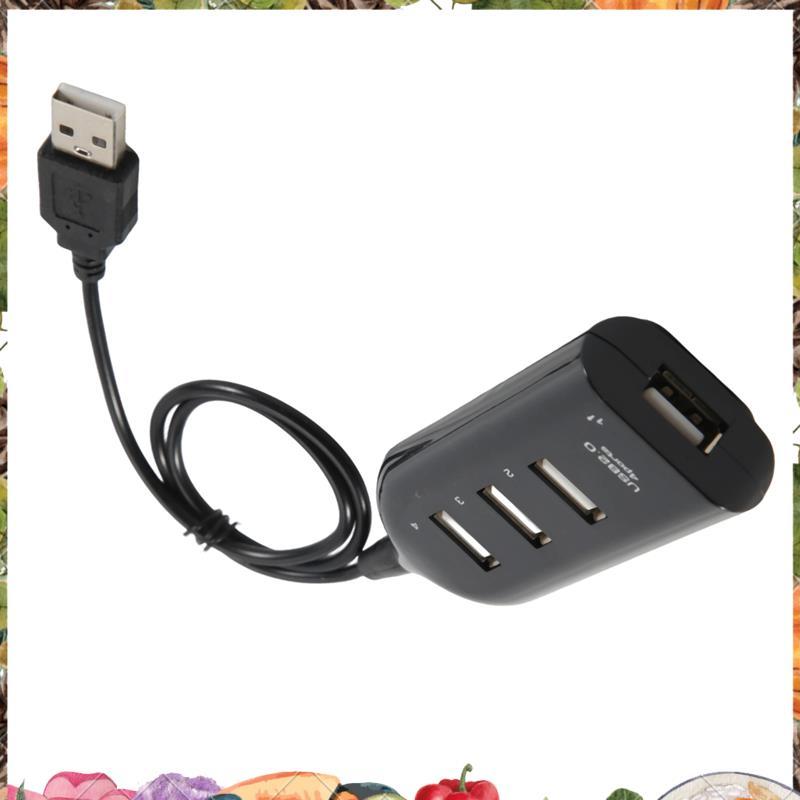 Hub USB 2.0 Multi-Divisor De Alta Velocidade Adaptador De 4 Portas Para Receptor De Laptop Acessórios De Computador Pret