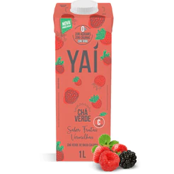yaí Chá Frutas Vermelhas Zero TP 1L
