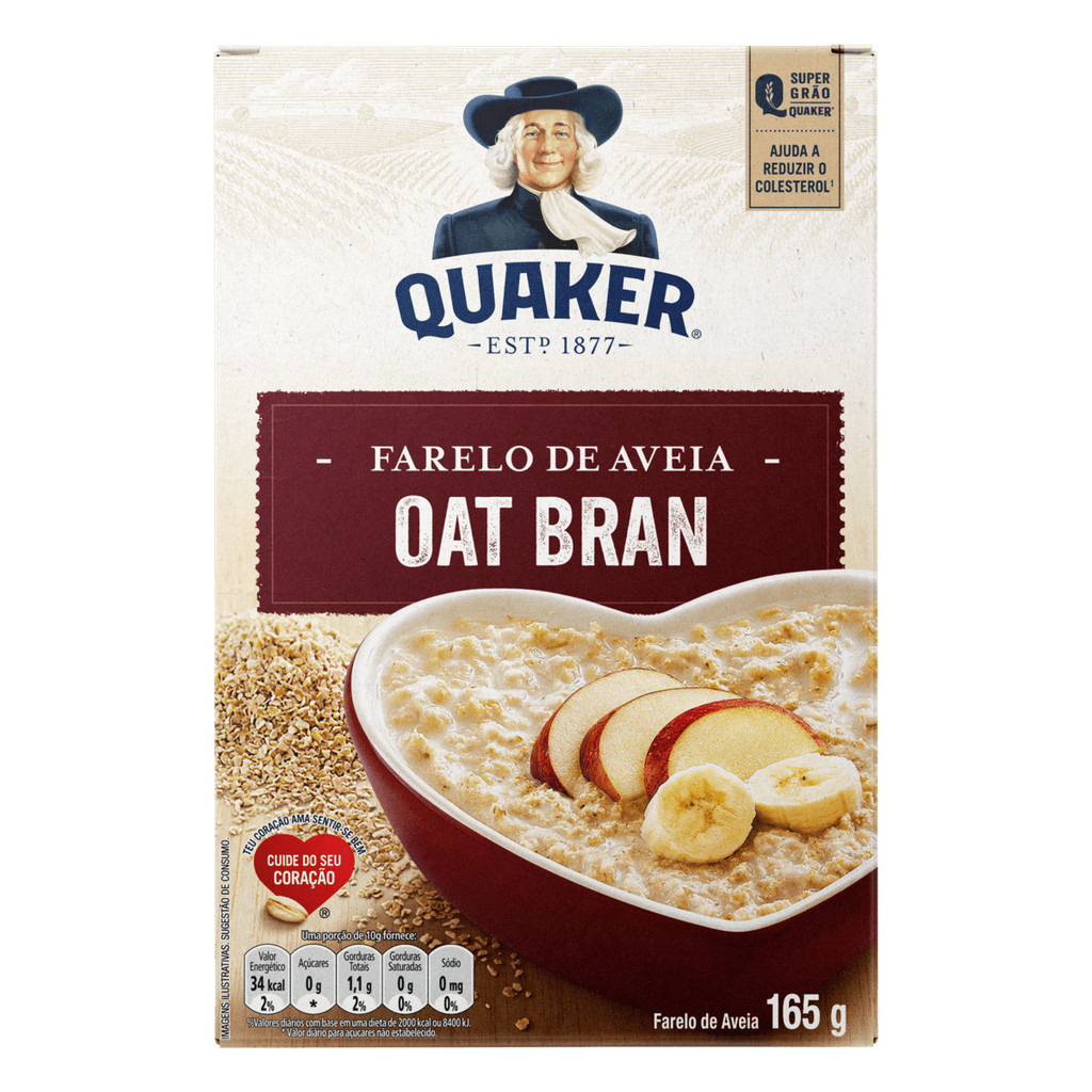Quaker Farelo de aveia caixa 165g
