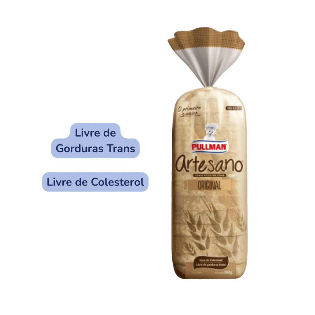 Artesano Pão de Forma Original Pullman Pacote 500g