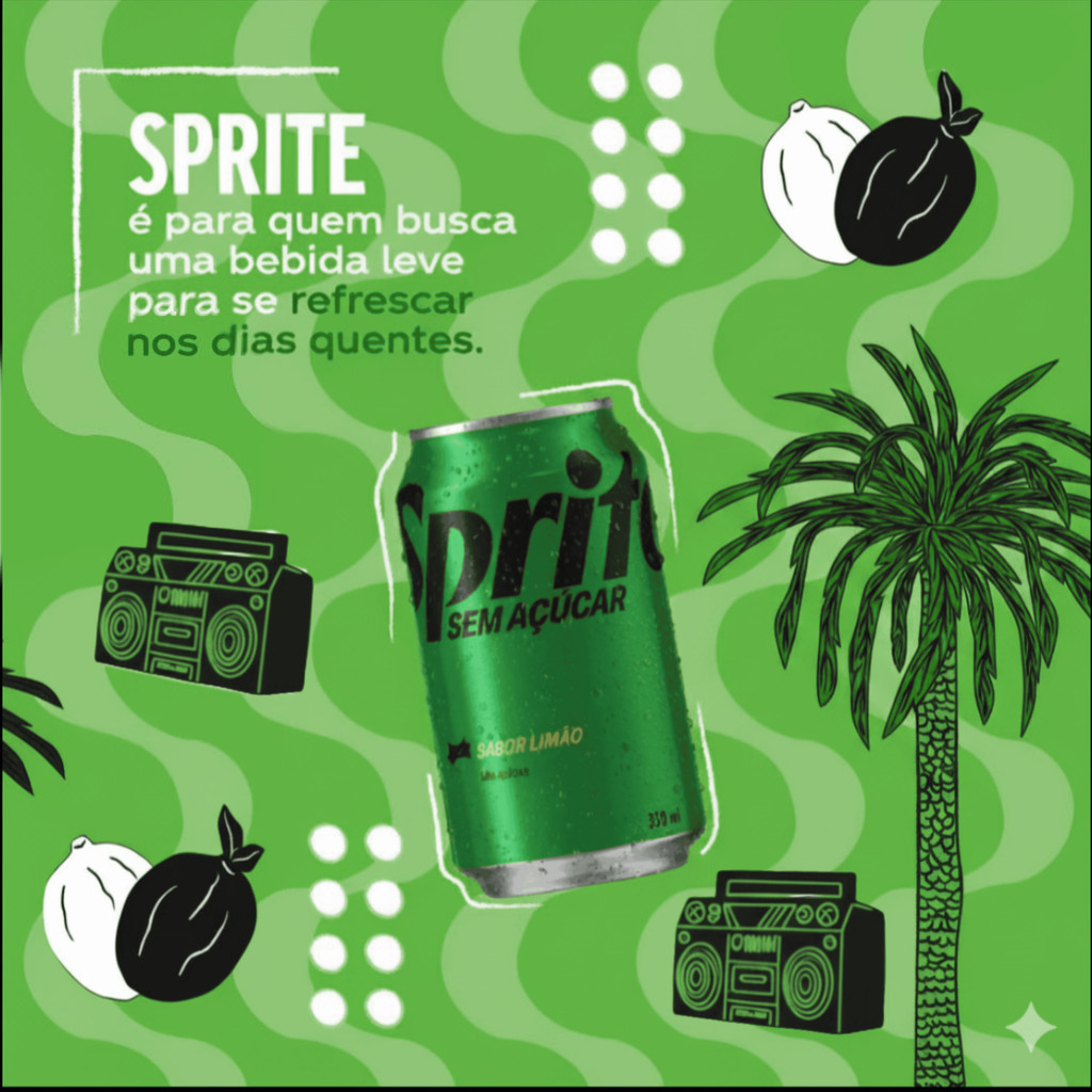 Sprite Refrigerante Limão Sem Açúcar Lata 350ml · foto 2
