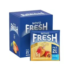 Refresco em Pó Fresh Caju 15g Display com 15 Unidades