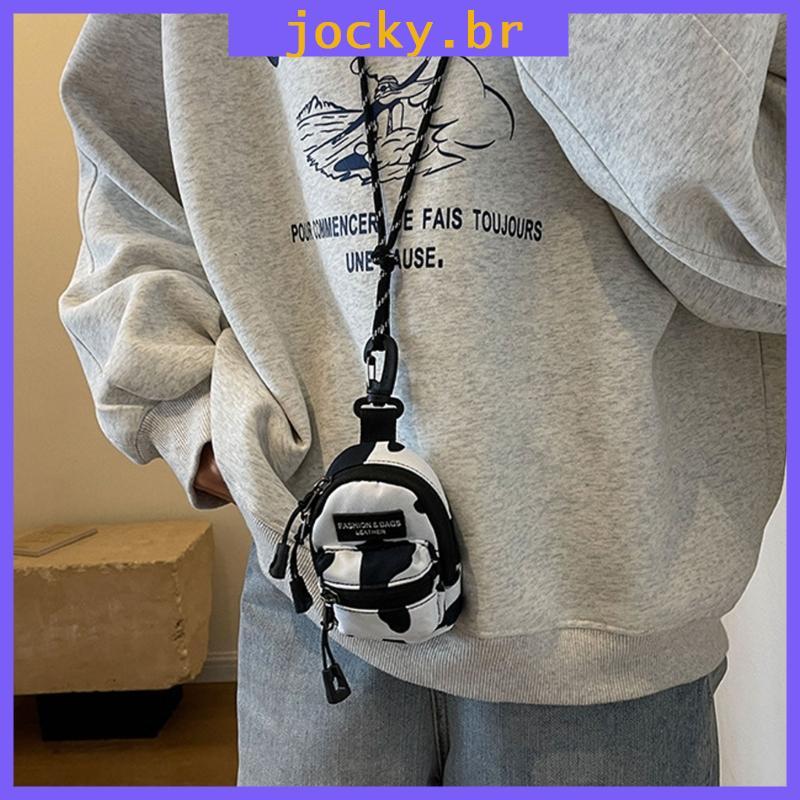 JOY Bolsa Moedas Crossbody Ombro Fone Ouvido Batom Armazenamento Para