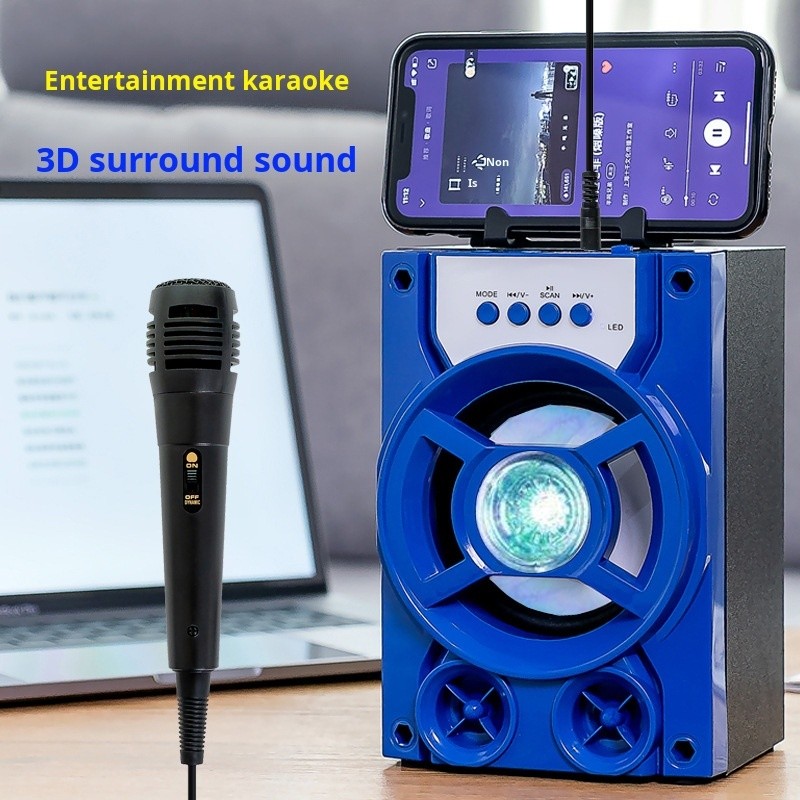 Caixa de som Bluetooth para uso externo com alto volume e som potente.