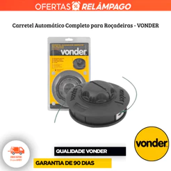 Carretel Automático Para Roçadeira M10X1,25mm Vonder Resistente Profissional Oferta