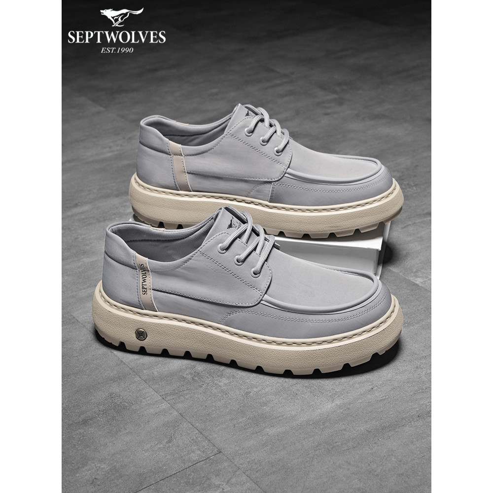 Sete lobos sapatos casuais masculinos 2026 novo estilo sapatos de verão sapatos de tecido masculino All-Match sapatos ma