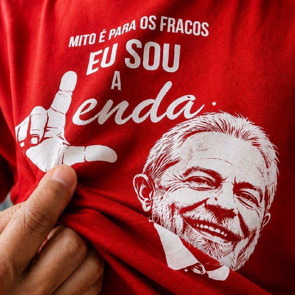 Camisa Lula Masculina / Feminina Vermelho Para Apoio Político 13