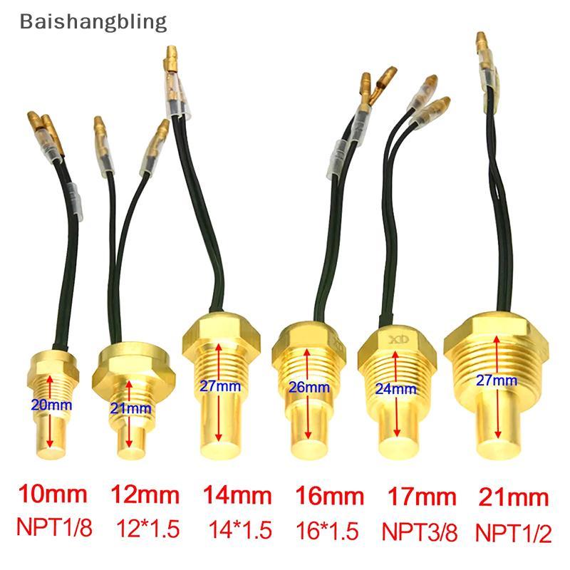 Bsbl 1 Peça 12V/24V 10MM 12MM 14MM 16MM 17MM 21MM Sensor Universal De Temperatura Da Água Do Carro Medidor BL