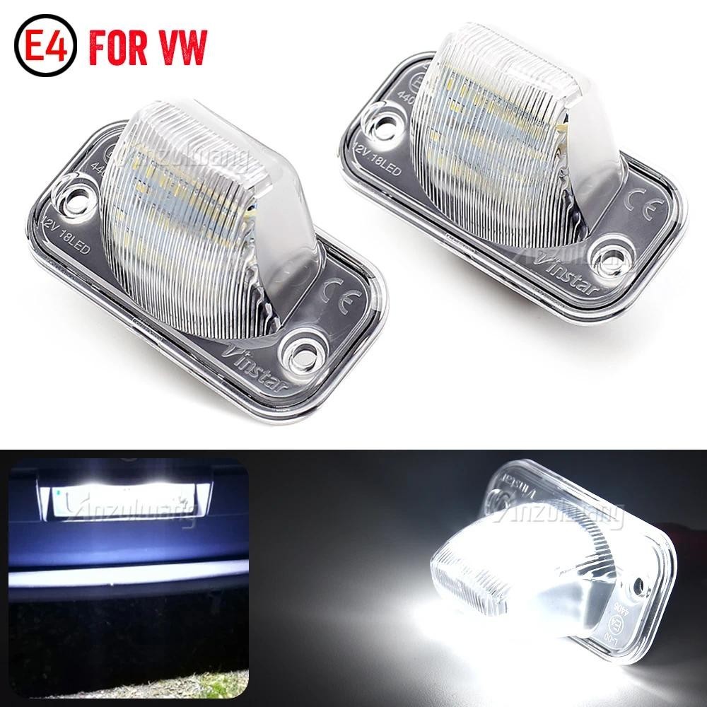 Base De Luzes De Placa De Licença LED CANBUS Para VW T4 90 ~ 03 , Transporter Syncro 1993 2004 , Candy 04 , Jetta/05 Lâm