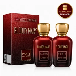 Kit 2 Perfumes Paris Elysees Bloody Mary Feminino EDT 100ml