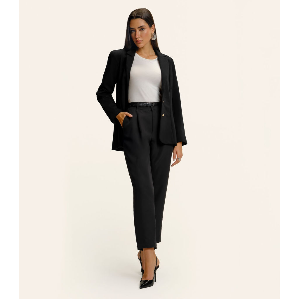 Calça Feminina Cenoura Alfaiataria Endless Preto