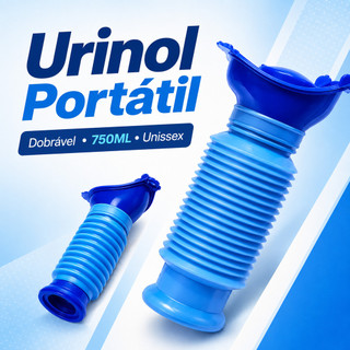 Urinol Portátil 750ml Unissex Dobrável Mictório Garrafa Para Homens/Mulheres/Crianças em Viagens Camping e Emergências
