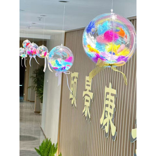 Natal alta bola transparente bola de plástico oco bola decoração do feriado presente criativo acrílico preservado flor p