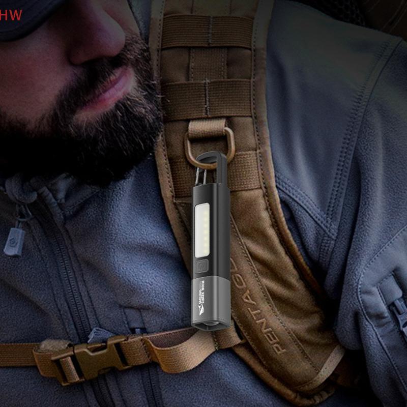 Lanterna De Longo Alcance Com Zoom De Alto Brilho COB Flash Lo Design Acampamento Carregamento USB Aventura Ao Ar Livre