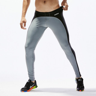 Homens calças de Fitness elástico náilon cor combinando Tether surf natação magro cintura baixa calças esportivas TW8602