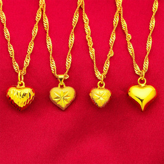 Moda jóias única onda de água colar amor s fivela corrente oco amor colar s fivela
