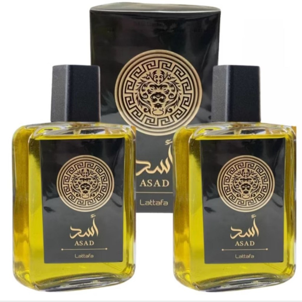 Perfume Asad Árabe 100ml Masculino AMADEIRADO Embalagem de Vidro Premium