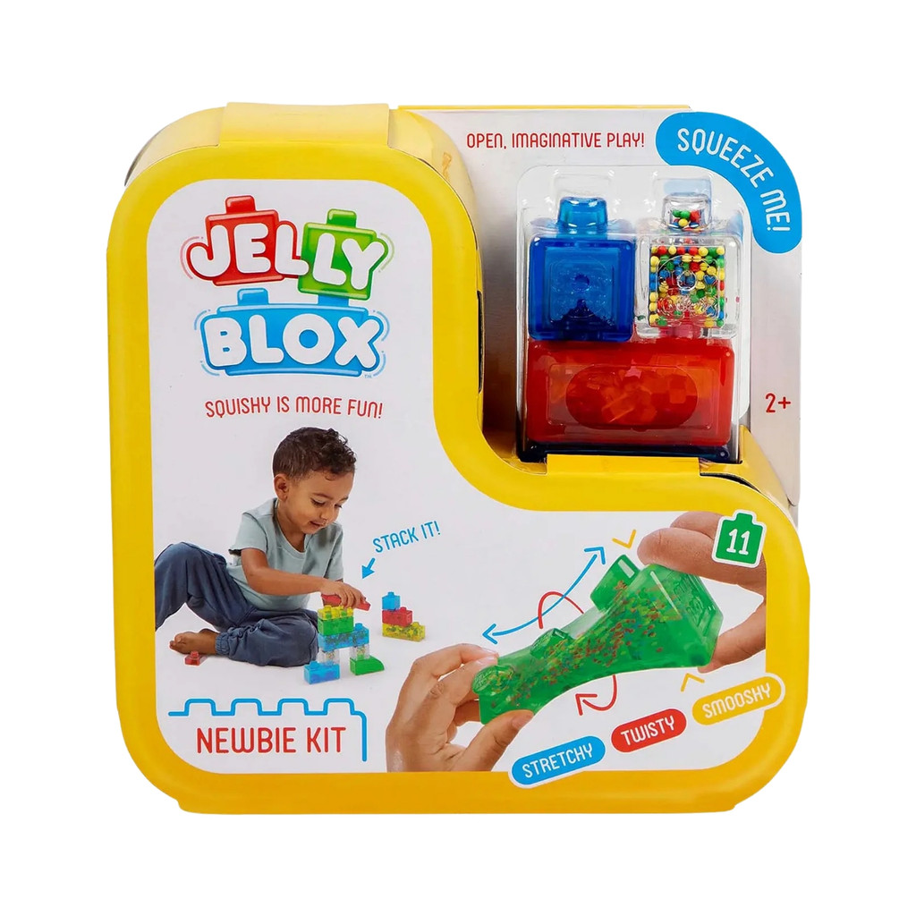 Brinquedo Jelly Blox Kit Básico com 11 peças Multikids - BR2640