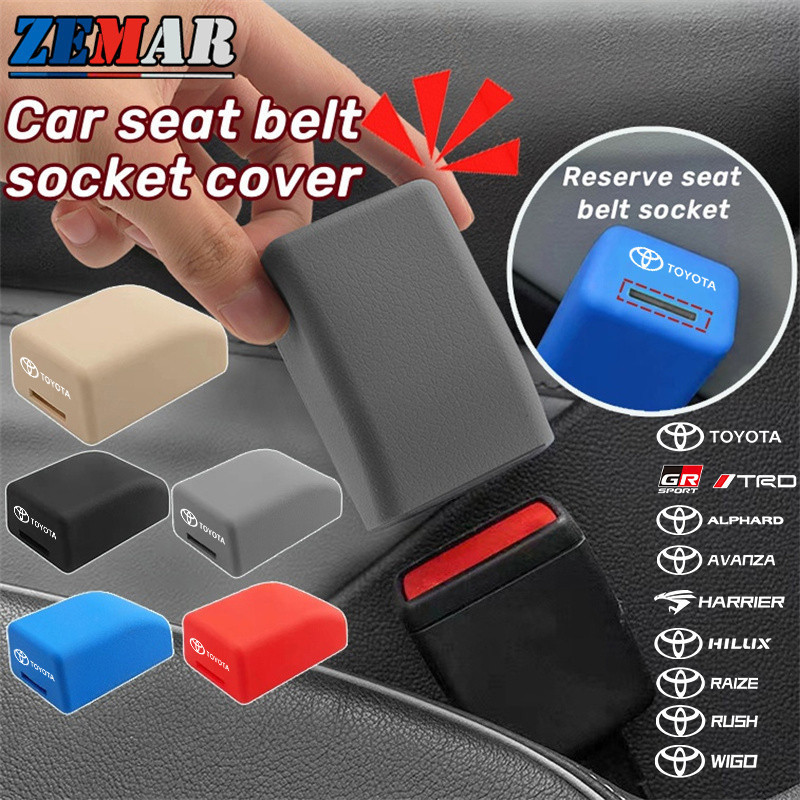 Capa Protetora Universal para Cinto de Segurança de Carro Toyota, Fivela de Silicone Anti-Risco para Corolla Cross Hilux