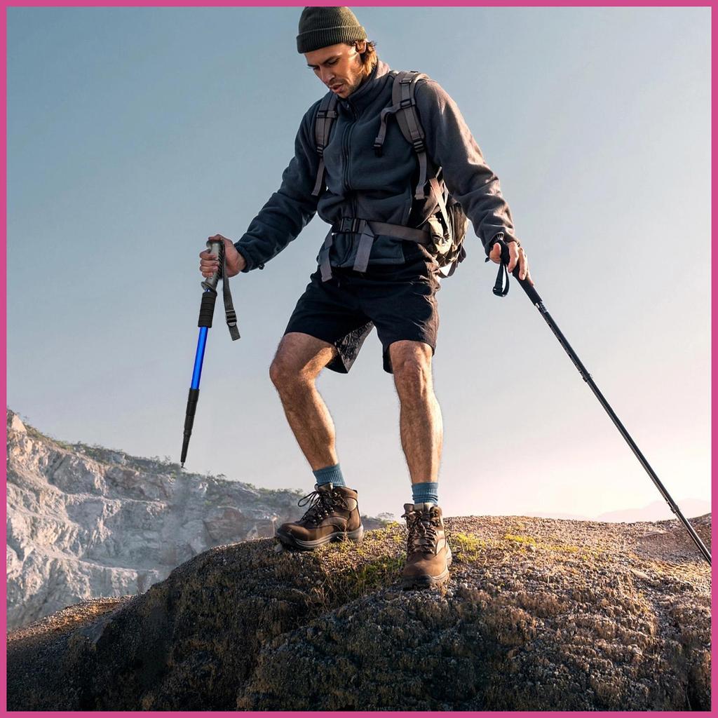 Bastões De Trekking Para Caminhadas , Leve , Dobrável , Ao Ar Livre , Aventuras mubow1br
