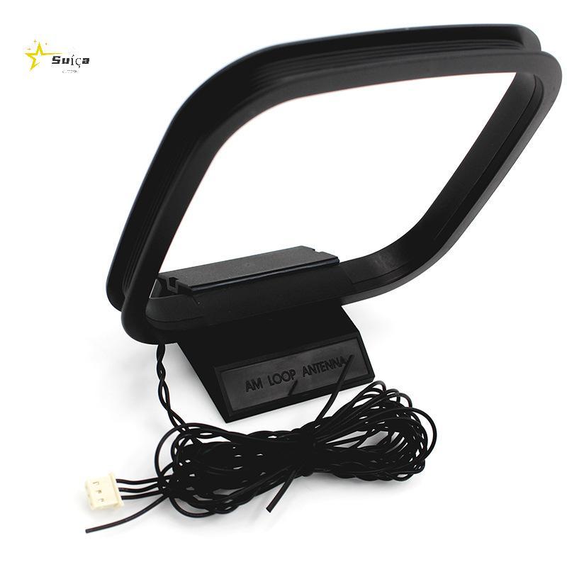Awhrtwb Antena Interna AM FM Loop Conector Aéreo De 3 Pinos Para Receptor De Áudio Estéreo Novo