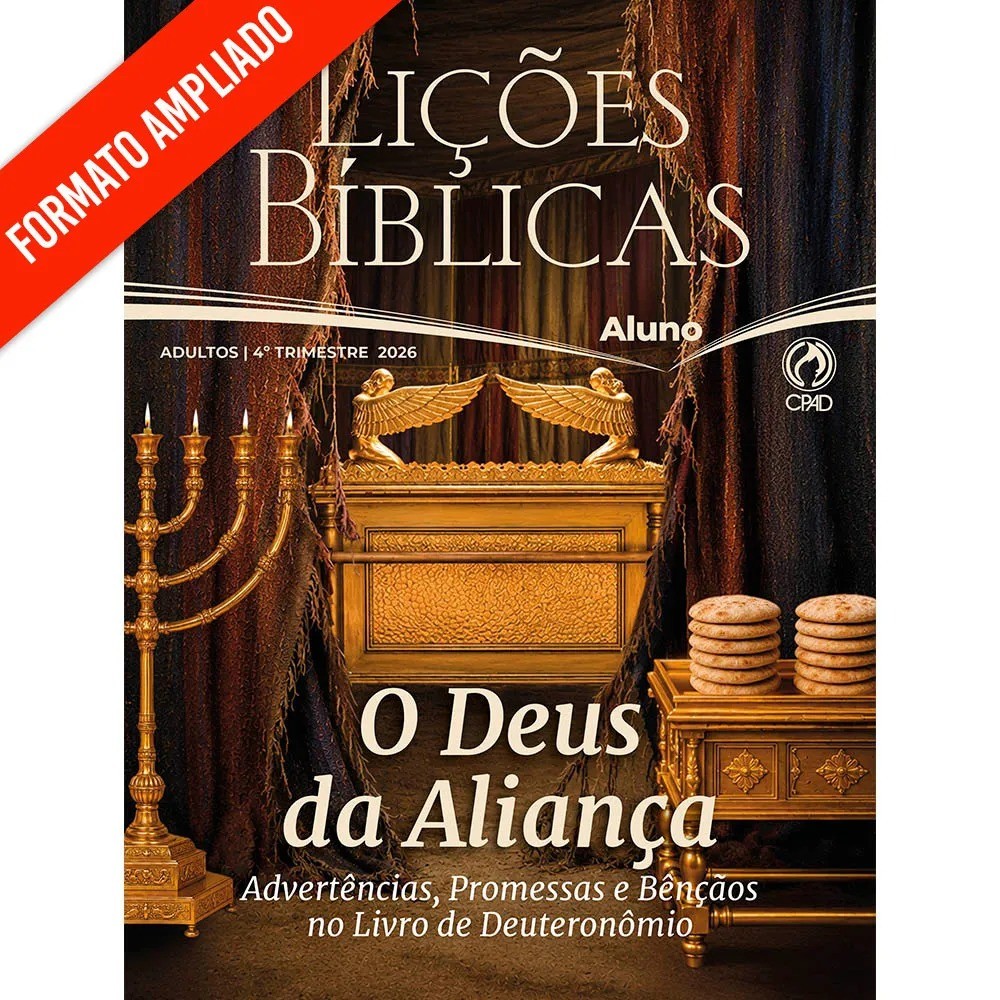 Revista Lições Bíblica Adulto Aluno Ampliada 4º Trimestre 2026